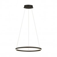 Eglo-Tonarella H/L 78W Led 1 Ring Dimmable Pendant Light - Black